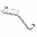 135 Degree Grab Bar With Soap Holder